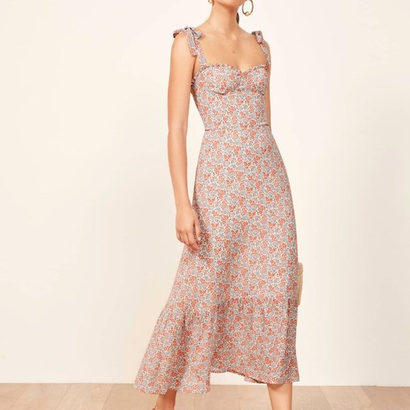 reformation nikita dress floral